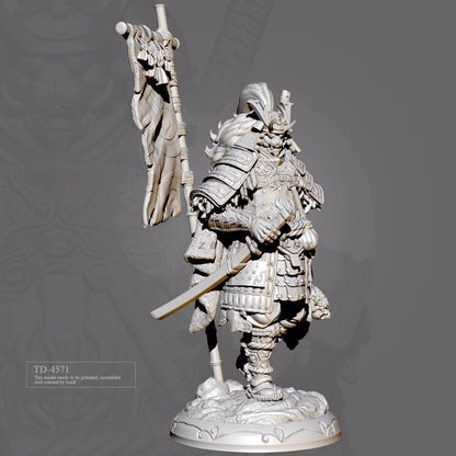 1/24 resin figure model kit Mythical Circumstances-Cat Bear Warrior Unassembled