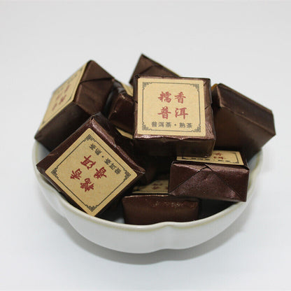 500g Yunnan Pu-erh Tea Gnomic Fragrance Pu-erh Small Brick Tea Pu-erh Brick