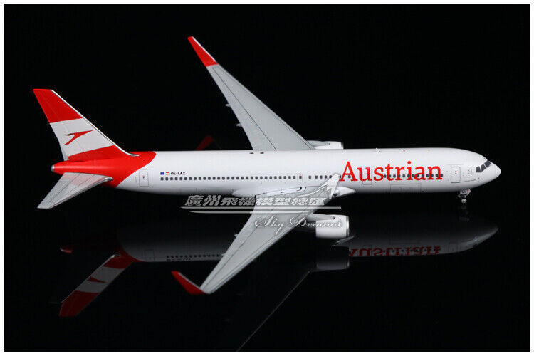 1:400 JC Wings Austrian BOEING 767-300ER Passenger Airplane Diecast Plane Model