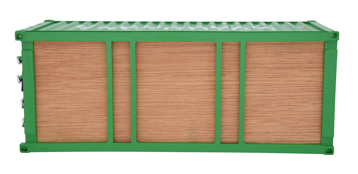 1:20 EVERGREEN Shipping Container Model ABS Resin & Wood