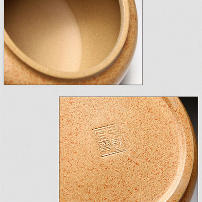 Real Yixing Zisha Duan Clay Tea Canister For Loose Tea Handmade Tea Storage Lid