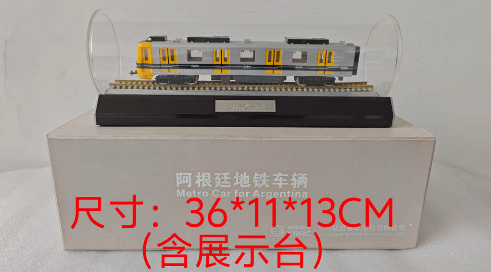 1:68 36CM Metro Car for Argentina Passenger Car Train Diecast Model Collection
