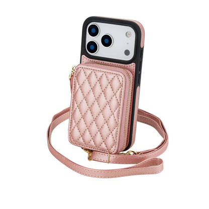 Crossbody Wallet Case for iPhone 17 Pro Max/Air/17 Pro/17 Zipper Handbag Purse