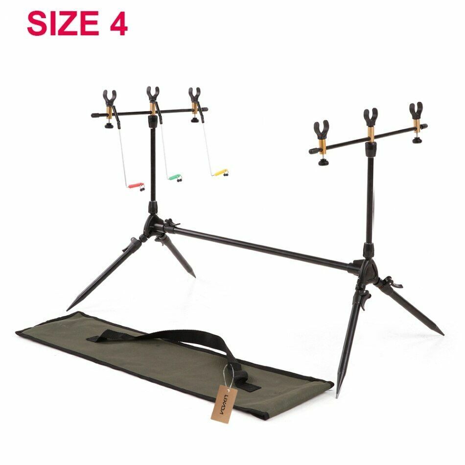 Fishing Rod Adjustable Retractable Carp Pod Stand Holder Stand Tackle Accessory