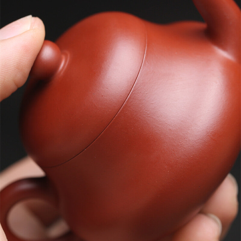 True Yixing Zisha Dahongpao Clay Marked Tea Pot Pear Shaped Pot Of Tea Small New