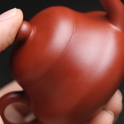 True Yixing Zisha Dahongpao Clay Marked Tea Pot Pear Shaped Pot Of Tea Small New