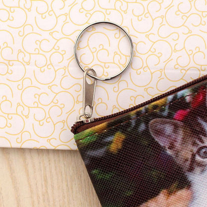 Girls Cute Cat Coin Purse Women Kids Mini Wallet Zipper Cartoon Bag Pouch Holder