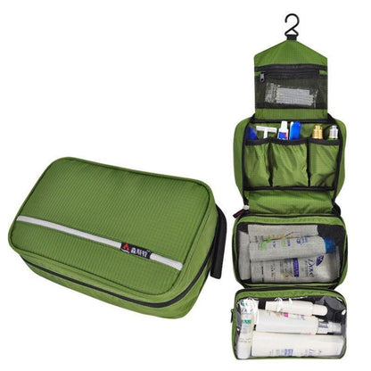 Waterproof Travel Toiletry Makeup Bag Foldable Ladies Shower Bag Hook 24*16*8 CM