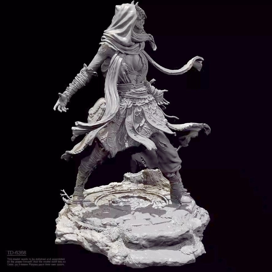 1/24 resin figure model Fantasy female assassin 3D printing unassembled