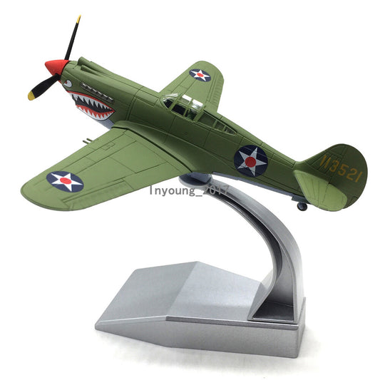 1/72 WWII US Curtiss Wright P-40 Plane Model Aircraft Diecast Airplane Model