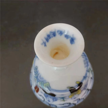 Da Ming Cheng Hua Color Doll Baby Pattern Goblet Teacup -