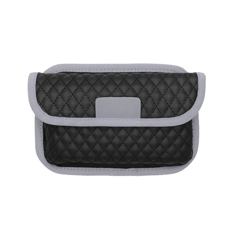 Car Storage Bag PU Leather Pocket Multi-use Seat Organizer Phone Pouch Bags