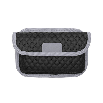 Car Storage Bag PU Leather Pocket Multi-use Seat Organizer Phone Pouch Bags