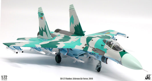 JC Wings SU-27 Flanker, Eritrean Ain Force, 2010 1/72 diecast plane model