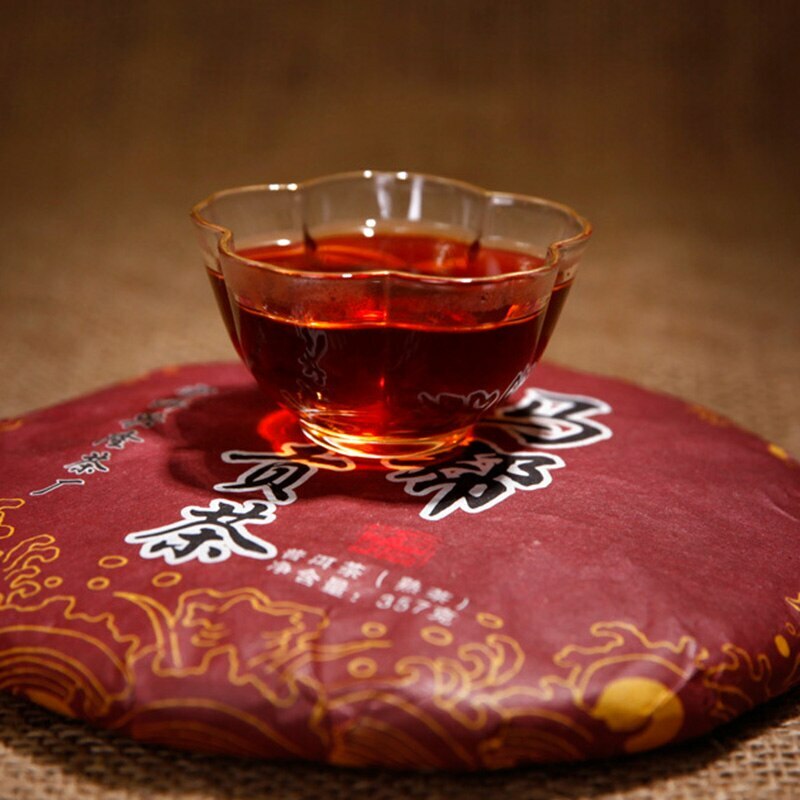 2013 Yr Ji Shun Hao Ma Bang Tribute Tea Puerh Pu-erh Cake Ripe Shu Puer Tea 357g