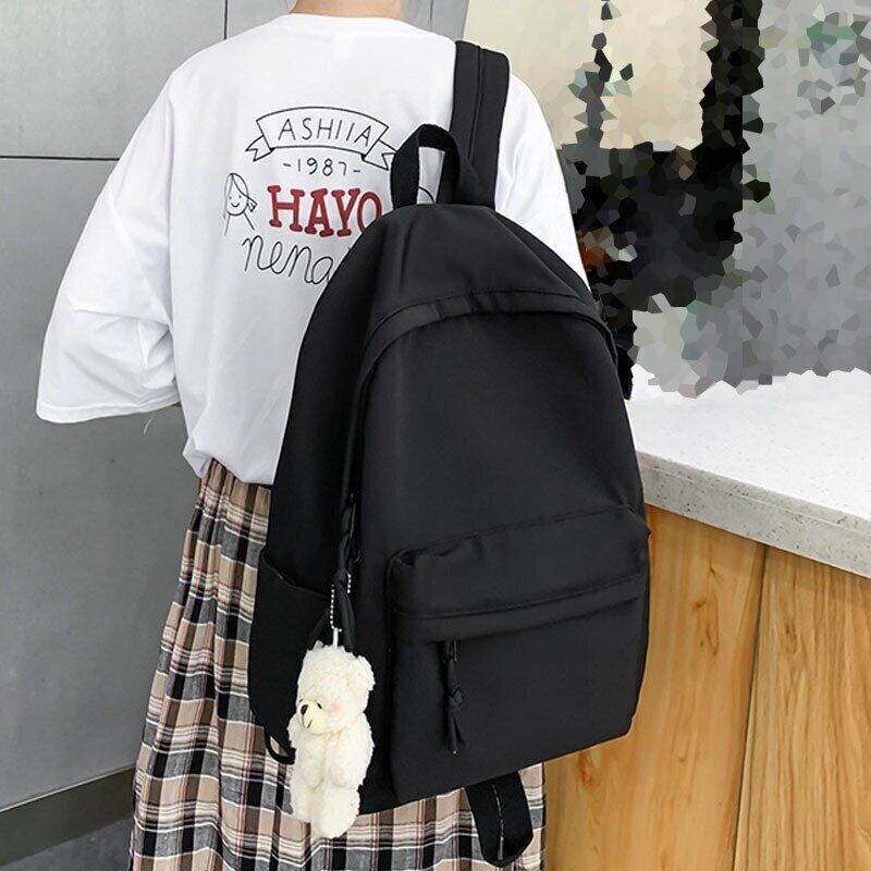 School Backpack Canvas Backpacks Girl School Bag Women's Schoolbags Travel