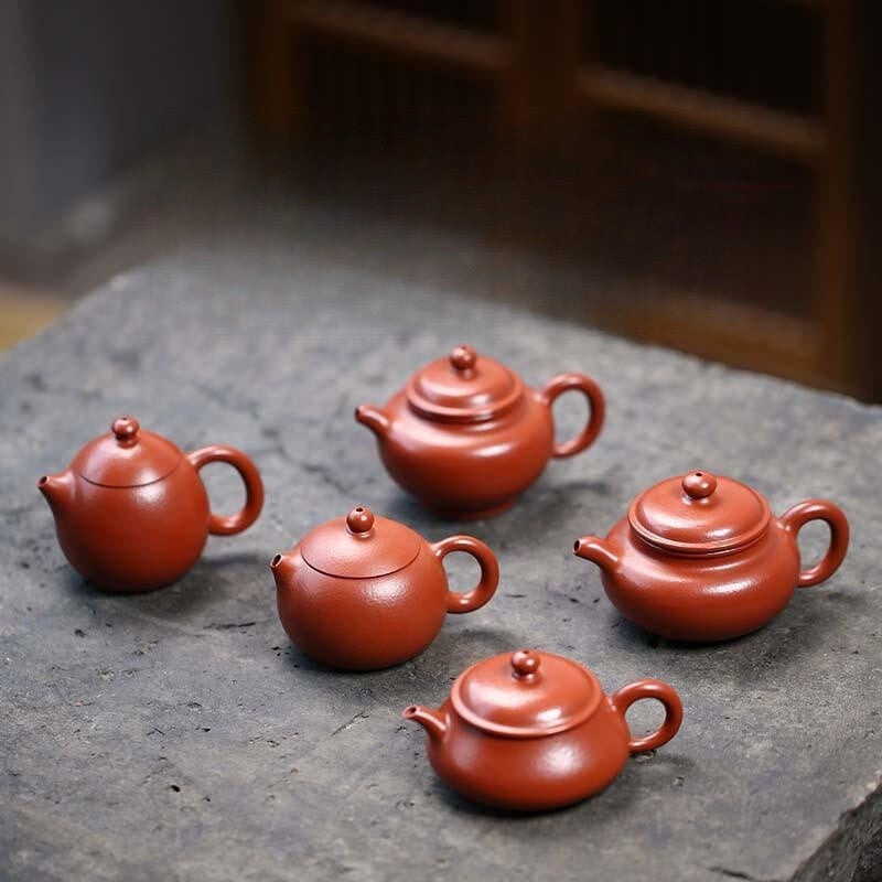 Mini Zisha Teapot Zhuni Pot Small Capacity Dahongpao Pocket Pot Tea Pet 90-140ml