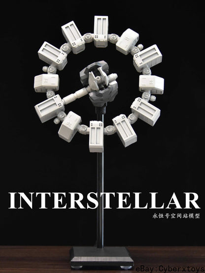 Interstellar Spacecraft Model - Eternal Space Station, Rotatable & Artistic Toy
