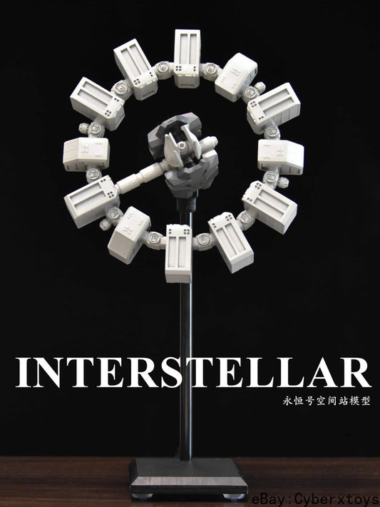 Interstellar Spacecraft Model - Eternal Space Station, Rotatable & Artistic Toy