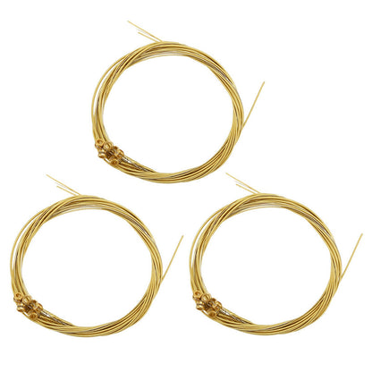 3 Pack of 6 Guitar Strings Replacement Steel String for Acoustic Guitar 1st-6th