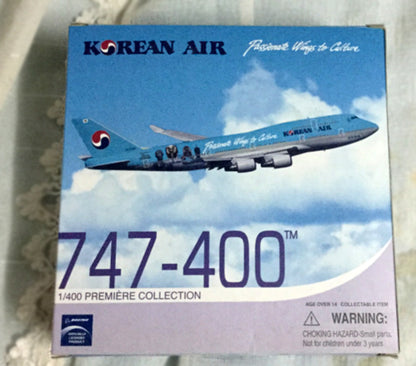 Dragon KOREAN AIR 747-400 1/400 diecast plane model aircraft