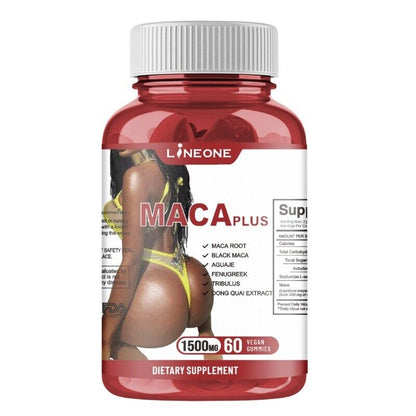 MACA Gummies For Men Energy Support Natural Boost Energy & Vitality 60 Gummies