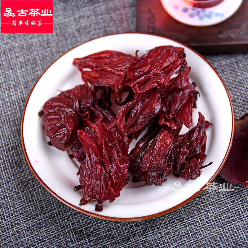 Roselle Hibiscus Sabdariffa Floral Flower Tea Cake Blooming Tea Nectar Scented