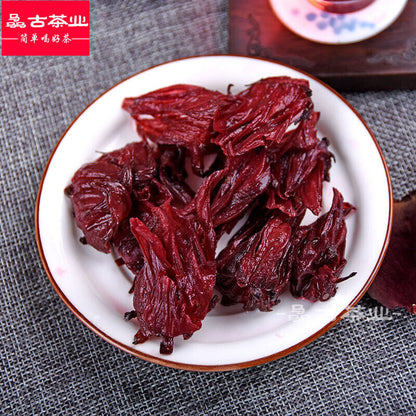 Roselle Hibiscus Sabdariffa Floral Flower Tea Cake Blooming Tea Nectar Scented