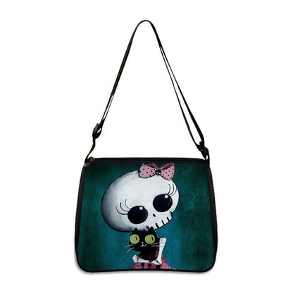 Gothic Skull Women's Bags Large Handbags Messenger Bag Ladies Shoulder Bags 1PC