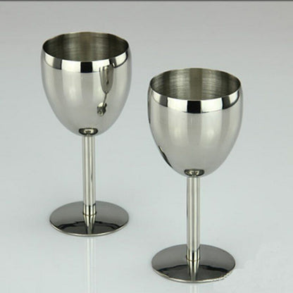 2Pcs Stainless Steel Wine Glass Bar Wine Glass Charms Alcohol Cocktail Drinkware