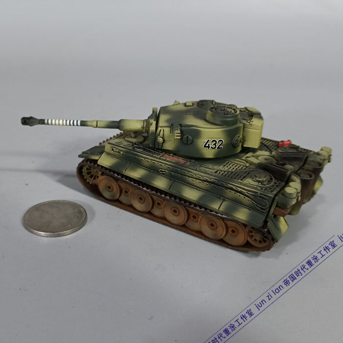1/72 Tiger Type 1 Tank Model Yellow Green Camo Tank Model