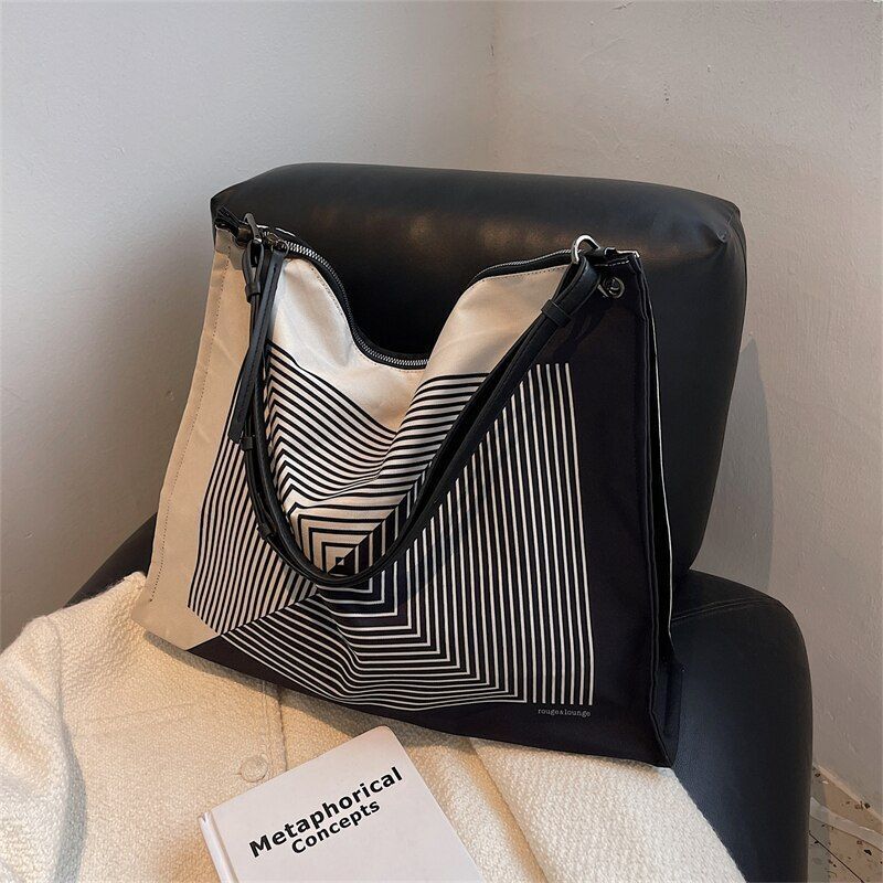 Totes Shopper Bag Handbag Fashion Zipper Large Shopping Shoulder Bag 44*38*13 CM
