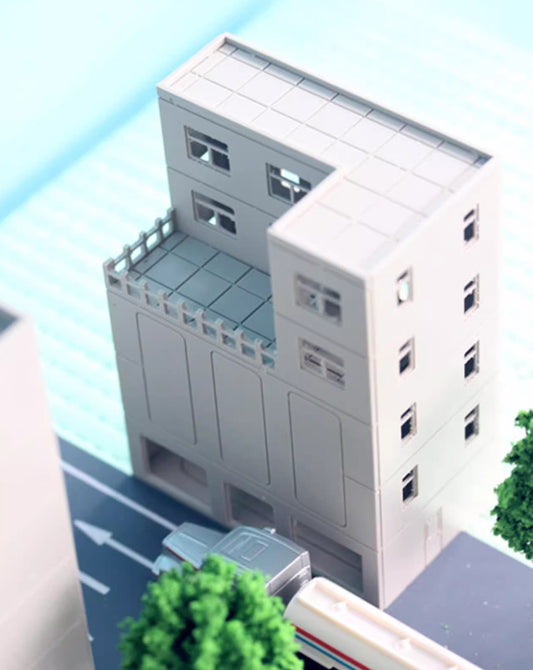 1:144/100/87/64/50 Building Model Railway Layout City House Office Scene Model