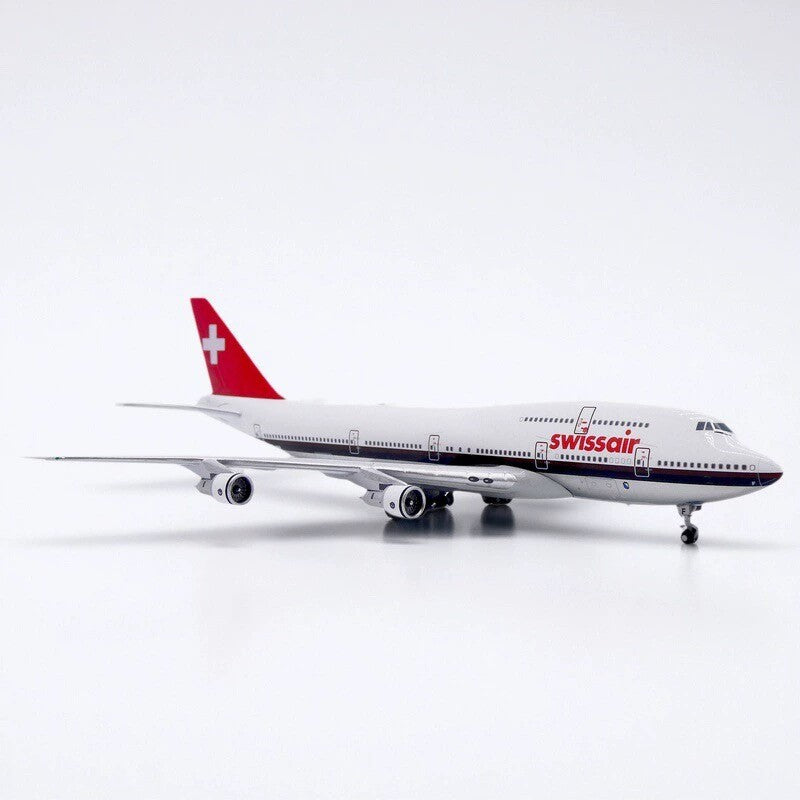 1:400 JC Wings Swissair Boeing 747-300 Passenger Airplane Diecast Plane Model