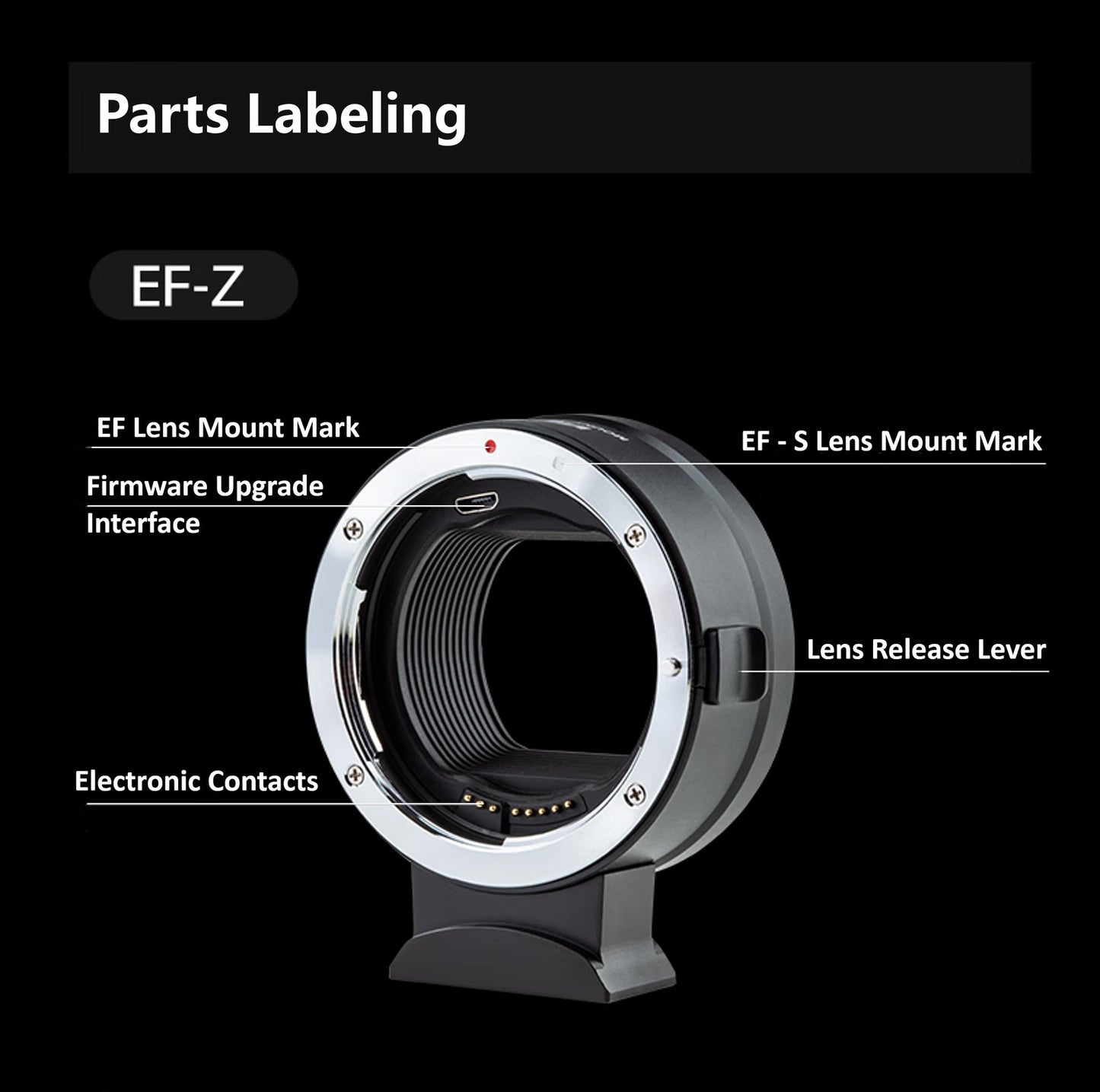 Viltrox EF-Z AF Auto Focus Lens Adapter Ring for Canon EF Lens to Nikon Z Mount