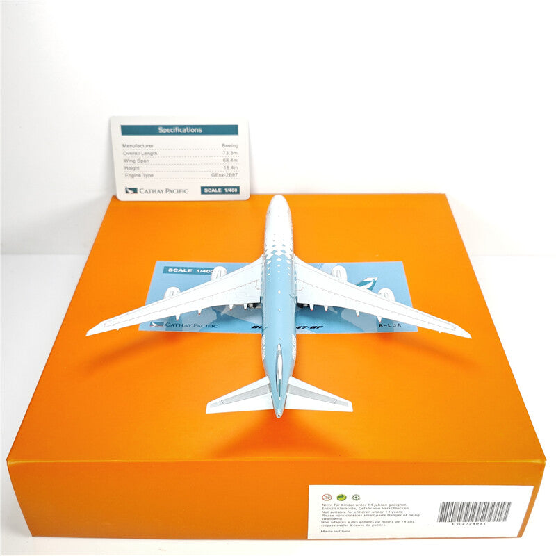 1:400 JC Wings CATHAY PACIFIC CARGO BOEING B747-8F Passenger Diecast Model