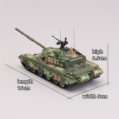 1:72 China ZTZ 99A Main Battle Tank Armored Model Vehicle Military Ornament Gift