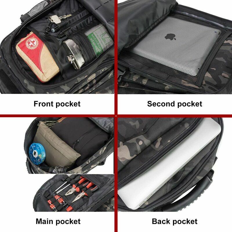 60L Backpack Hiking Climbing Bag Outdoor Waterproof Traveling Camping Hunting L