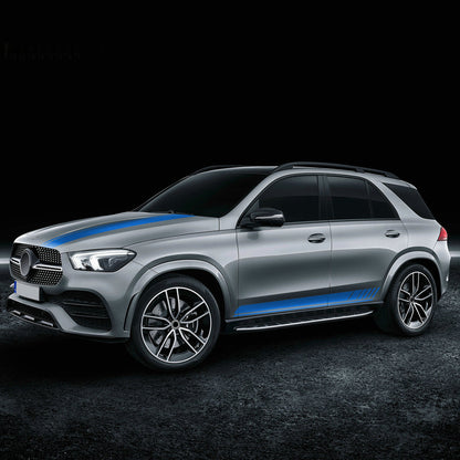 Racing Stripe Side Vinyl Decal For Mercedes Benz W164 GLE GLK Class Car Sticker
