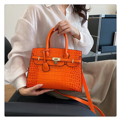 High Quality Lock Handbag Women's Tote Bags,Purse,Fashion Satchel/Top Handle Bag