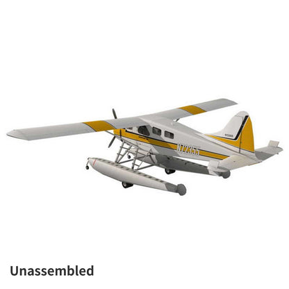 1:32 DHC-2 Beaver Float Seaplane 3D Paper Model Aircraft Ornaments Unassembled