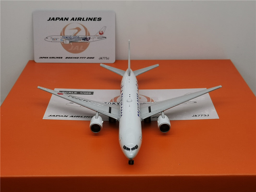 1:400 JC Wings JAL B777-200ER Passenger Airplane Diecast Aircraft Model