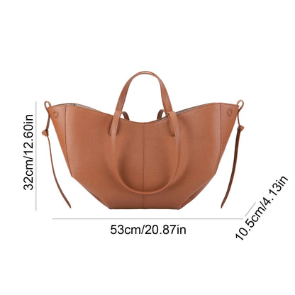 Ladies Bag Women PU Leather Chic Shoulder Bag Purse Commuting Tote Handbag