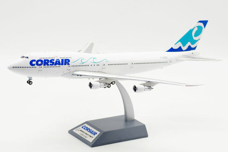 1:200 35cm JC Wings CORSAIR BOEING 747-300 Passenger Airplane Diecast Model
