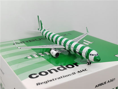 Phoenix Air Condor For Airbus A321 D-AIAC Green Island 1/400 DIECAST plane Model