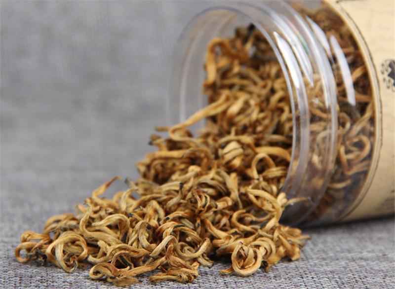 Yunnan Dianhong Black Tea Large Leaves Kung Fu Cha Red Honey Golden Buds Tea 40g