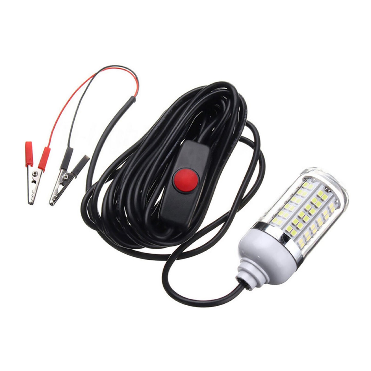 1 Pc 12V-24V LED Lure Fish Lamp Night Fishing Lights Underwater Lighting Light m