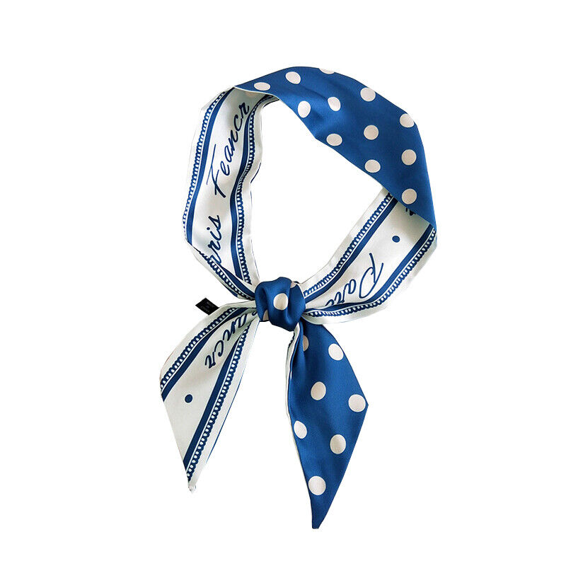 Ladies Neck Scarf Long Ribbon Wrap Tied Bag Handle Hair Wrist band Neckerchief*