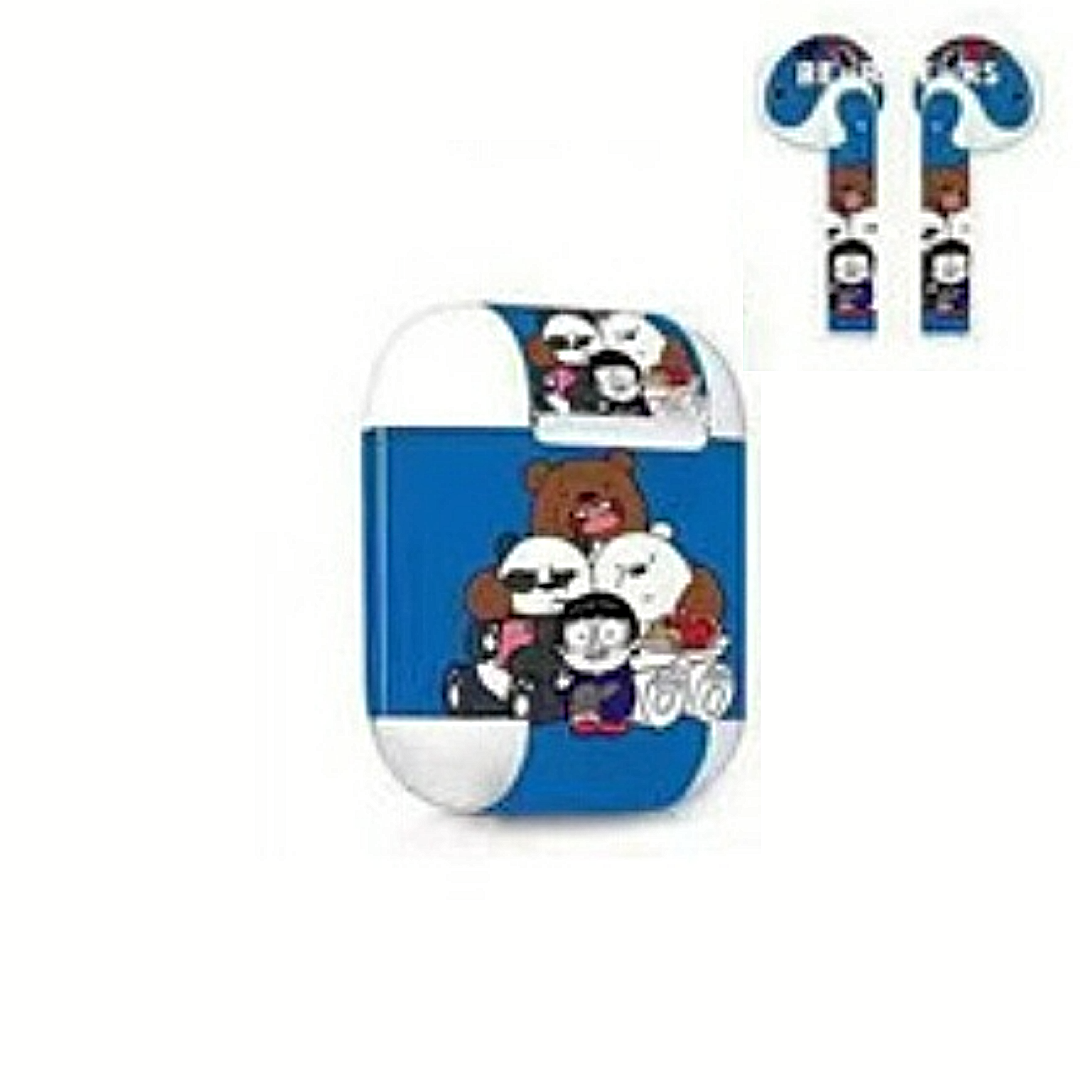 Protector Calcomania de Vinylo Forro Para Audifonos Auriculares Aairpods 1/2