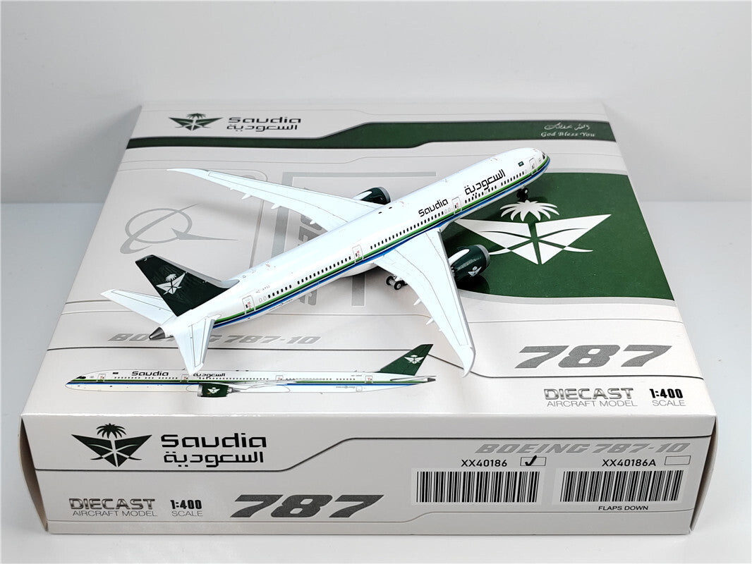 1:400 JC Wings SAUDIA BOEING B787-10 Passenger Airplane Diecast Aircraft Model